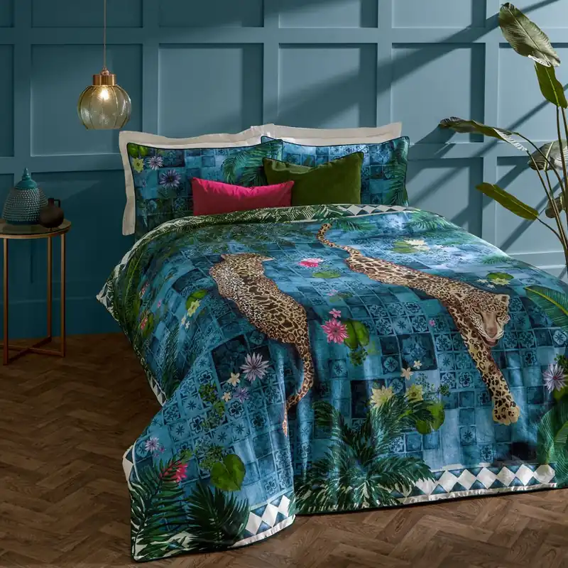 Majorelle Exotic Duvet Cover Set - Paoletti