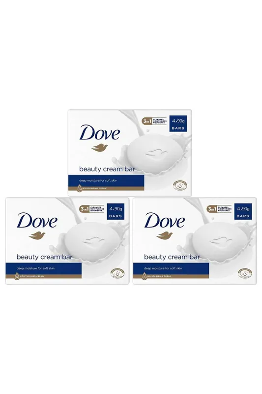 Beauty 'Cream Bar' Deep Moisture, 90g, 3pk - Dove