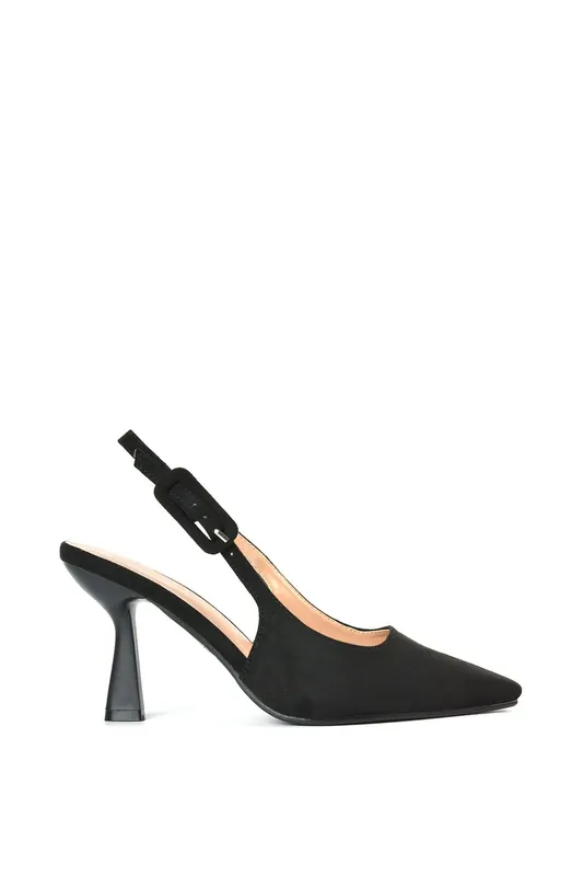 Betty' Stiletto High Heel Shoes With Slingbacks - XY London
