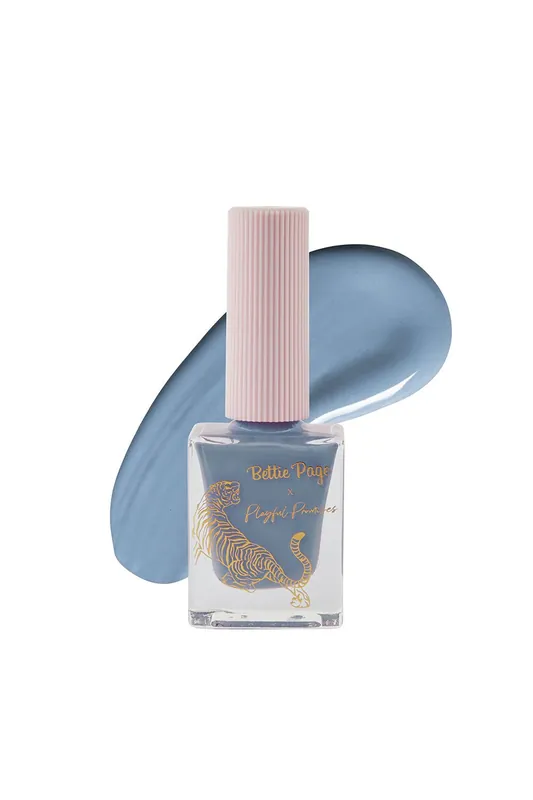 Bettie Page Blue Long Lasting Nail Polish - Bettie Page Lingerie