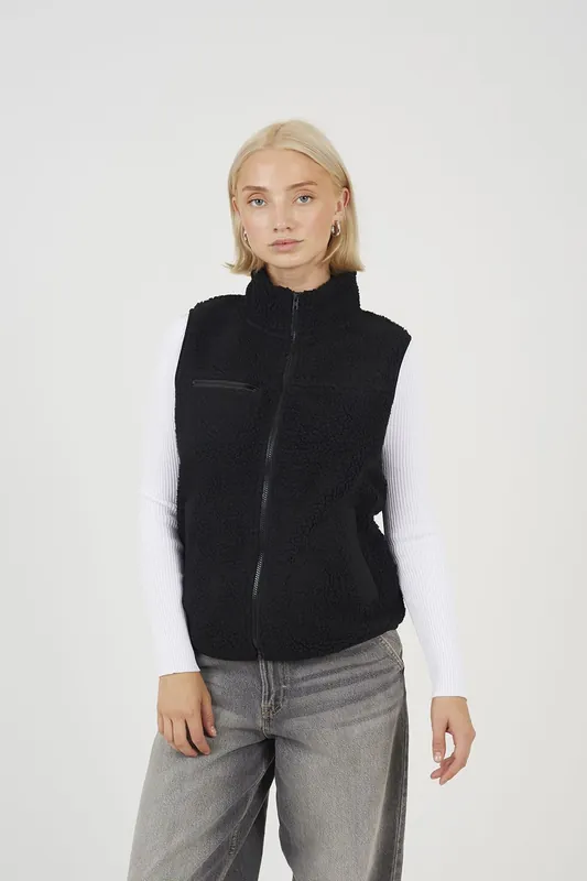 Zip Through Fleece Gilet - Brave Soul