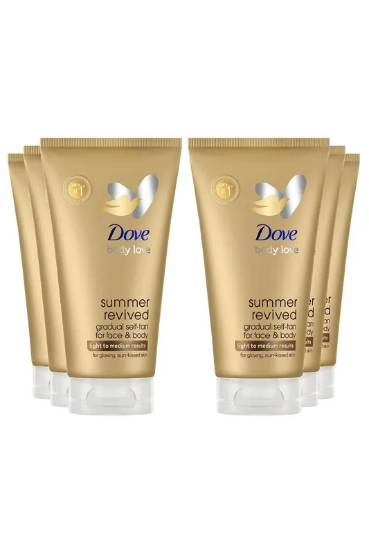 Derma Spa 'Face Cream' Summer Revived Self Tan, 6x75ml - Dove