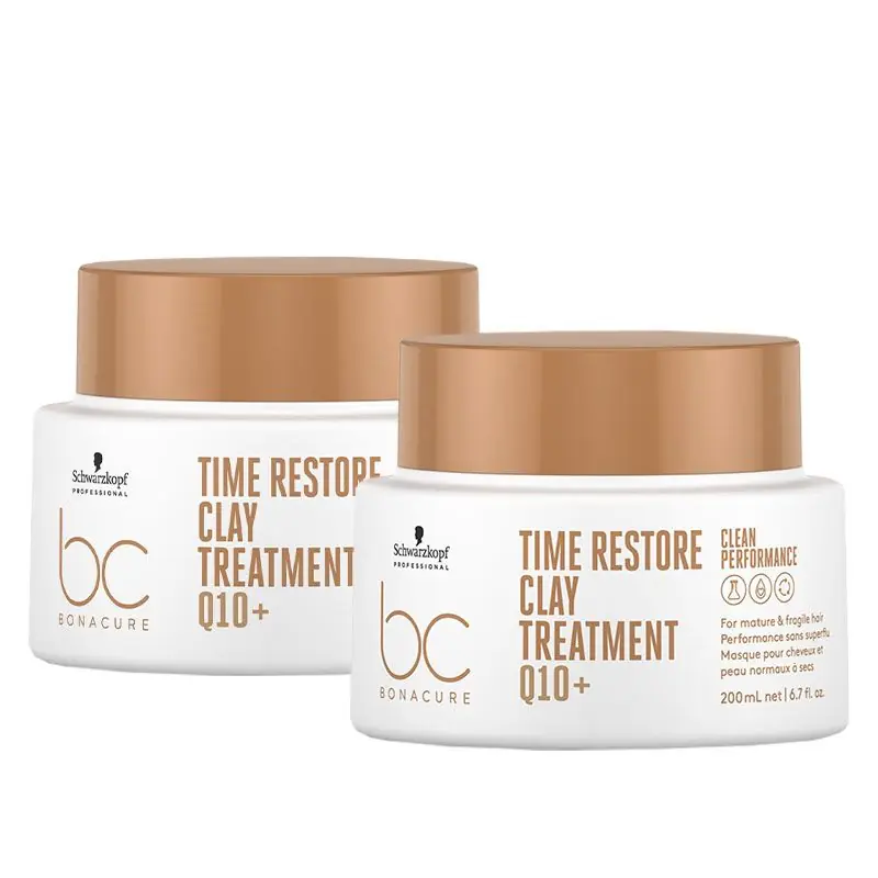 BC Clean DOUBLE Time Restore Clay Treatment 500ml - Schwarzkopf