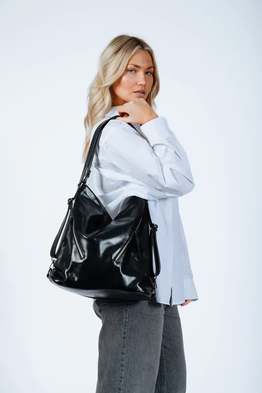 Hobo Shoulder Bag & Backpack - 2 in 1