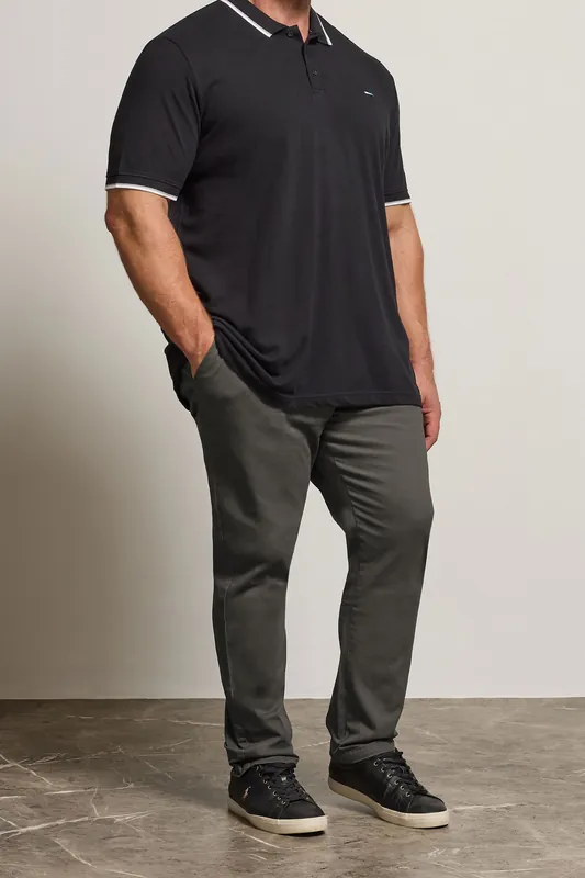 Slim Fit Chino Trousers - BadRhino