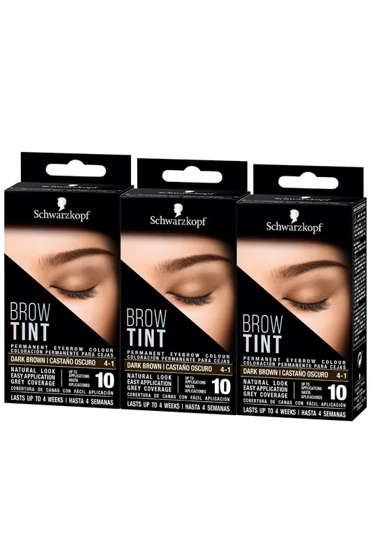 Tint Professional 'Eyebrow Dye' Tinting Kit Dark Brown 3pk - Schwarzkopf