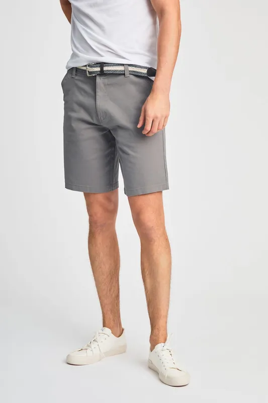 Cotton Chino Short with Belt - Tokyo Laundry