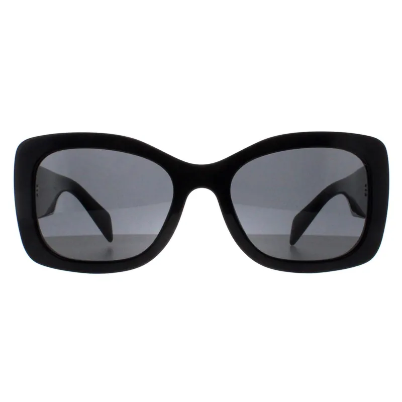Oval Black Dark Grey PRA08S - Prada
