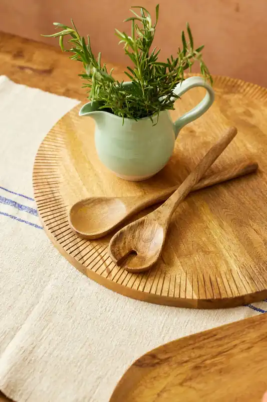 Big Love 'All-Rounder' Serving Board, Mango Wood Chopping Board, 48 x 48 x 2cm