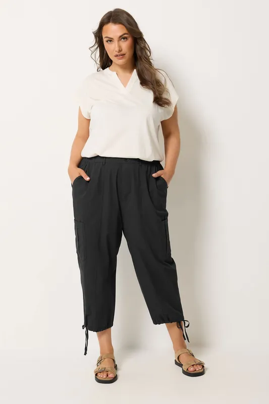 Cropped Cargo Trousers - Yours
