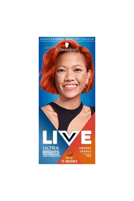 LIVE Ultra Brights Vibrant Semi-Permanent Hair Dye Orange