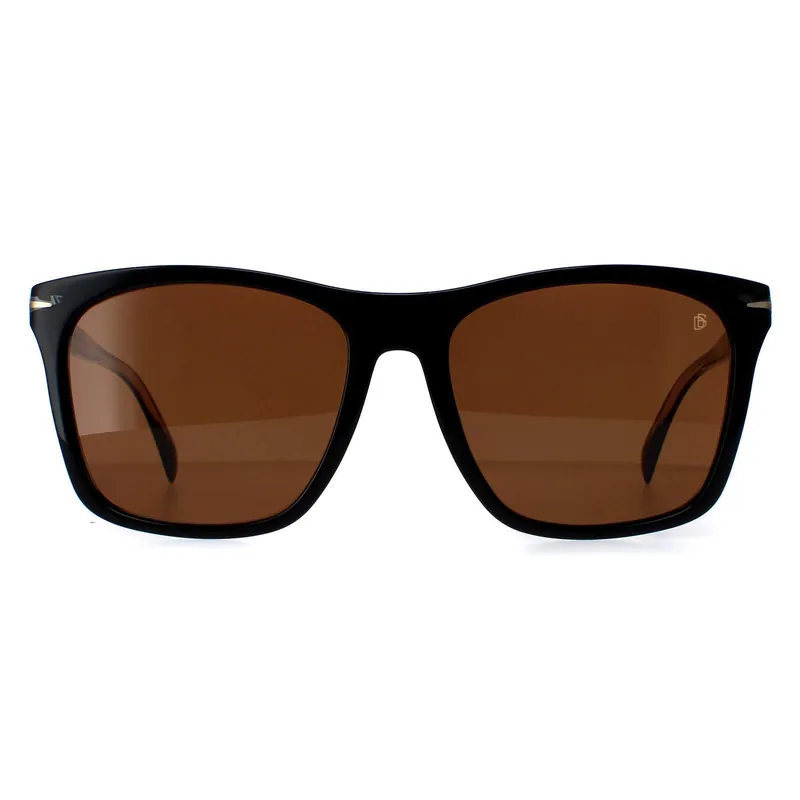 Rectangle Black Brown DB1054/F/S - David Beckham