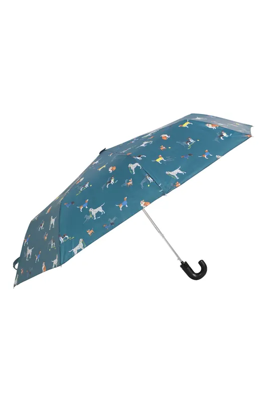 Lightweight Durable Curved Handle Quick Dry Walking Umbrella - Mountain Warehouse