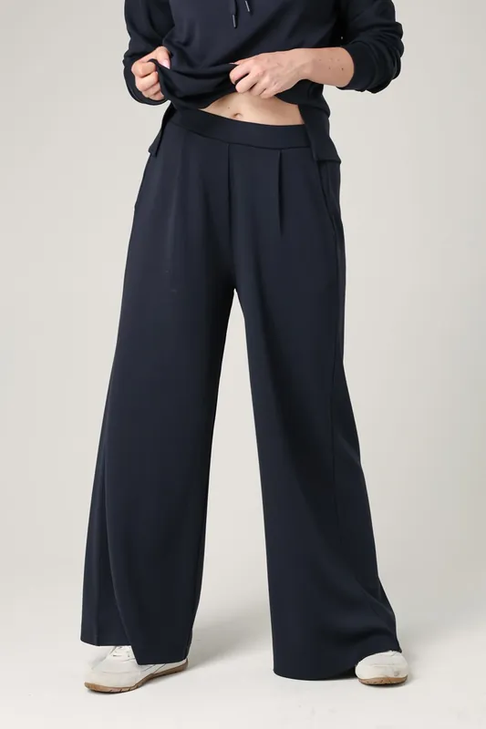 Luxe Wide Leg Draped Trouser - French Connection