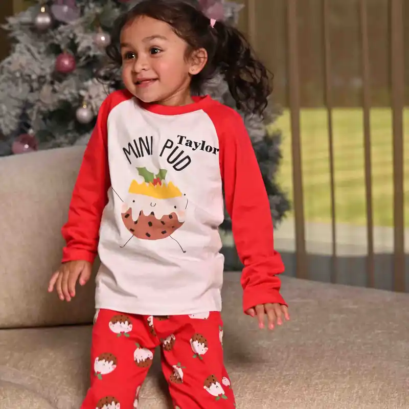 Personalised PUD Christmas Pyjamas - Lulabay