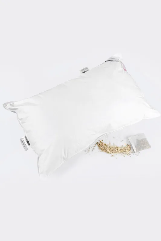 Super Microfibre Camomile Pillow with Dried Camomile Insert - Homescapes
