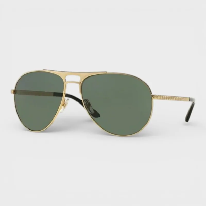 Aviator Gold Frame Sunglasses - Versace
