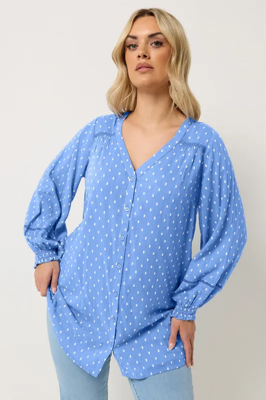 Dobby Long Sleeve Top - Yours
