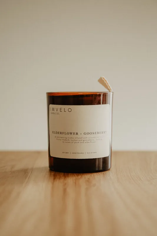 Signature Candle - Elderflower + Gooseberry