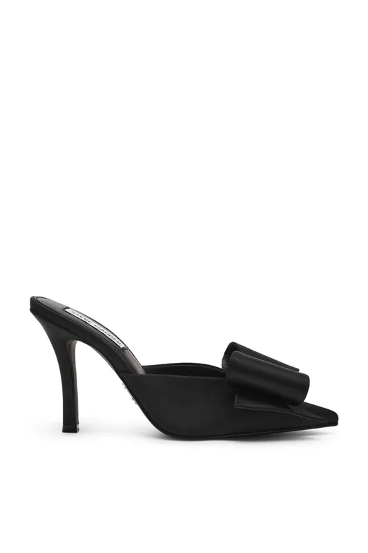 Destini Heel Black' Fabric Heels - STEVE MADDEN