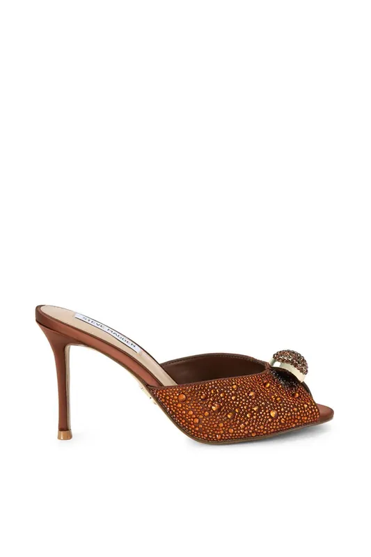 Regalia Bronze' Satin Heels - STEVE MADDEN