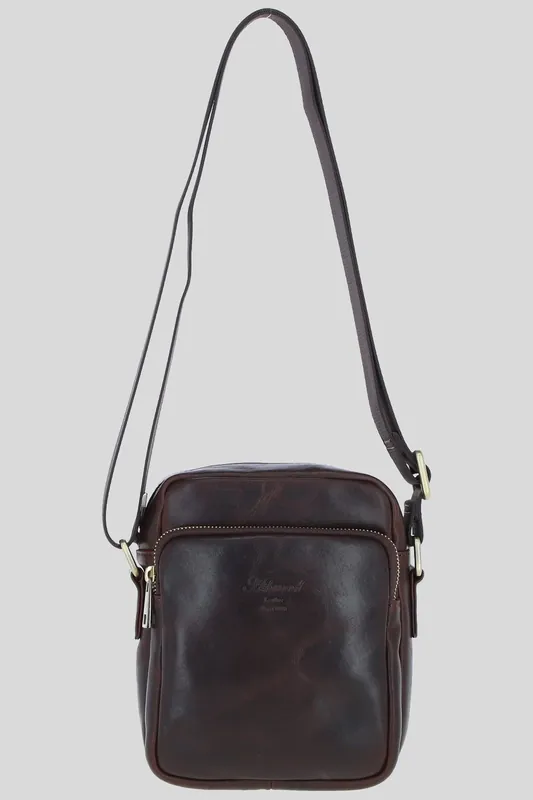 Real Leather Crossbody Bag - Ashwood Leather