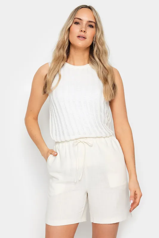 Tall Linen Shorts - Long Tall Sally