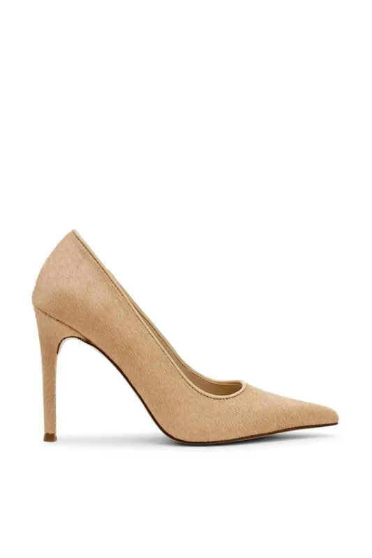 Reya Heel Camel' Leather Heels - STEVE MADDEN