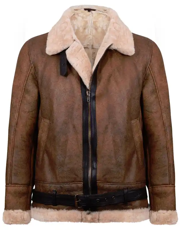 Sheepskin Aviator Jacket- KANSAS