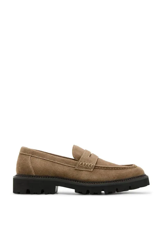 'Noordin Taupe' Suede Trainers - STEVE MADDEN