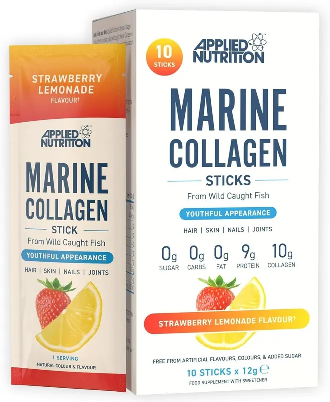 Marine Collagen Sticks - Strawberry Lemonade - 10 Servings