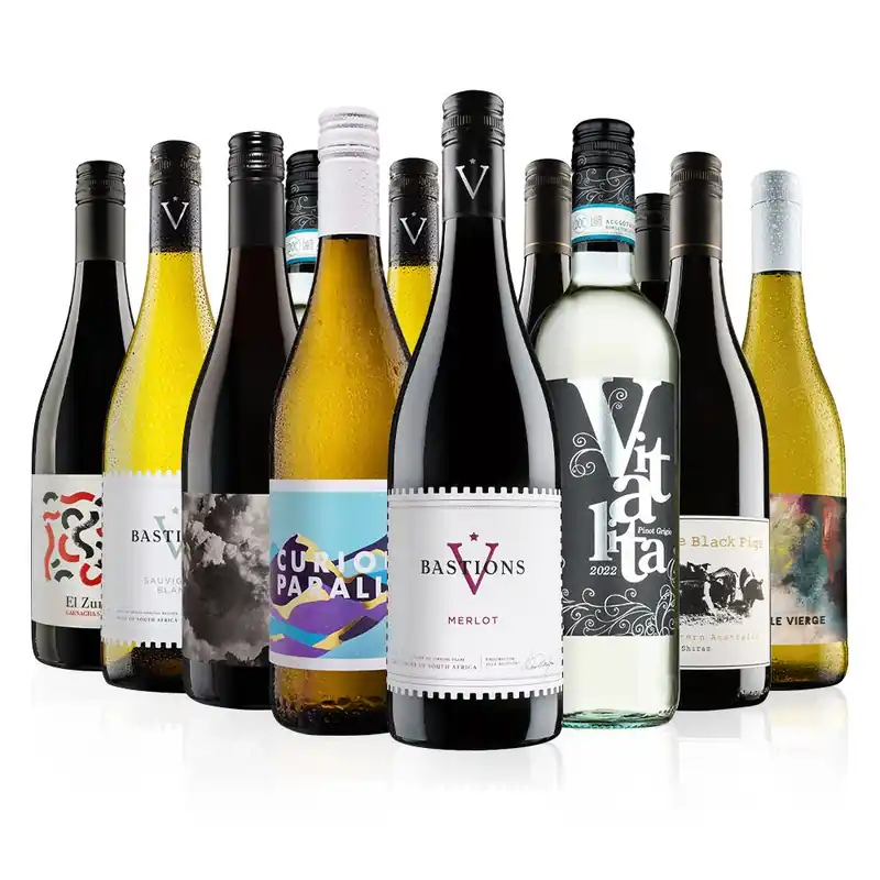 Customer Favourites Mixed Wine case 12 Bottles (75cl) - Virgin Wines