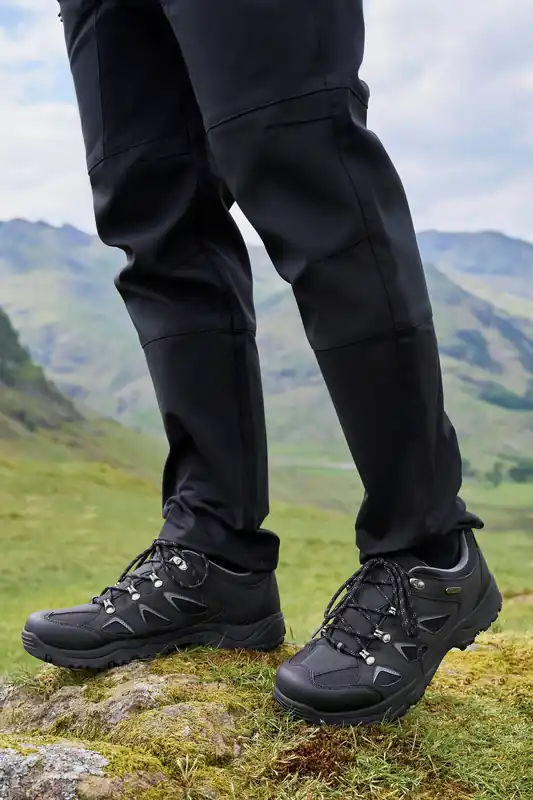 Adventurer' Waterproof Mesh Lining Heel and Toe Bumpers Hiking Shoes - Mountain Warehouse