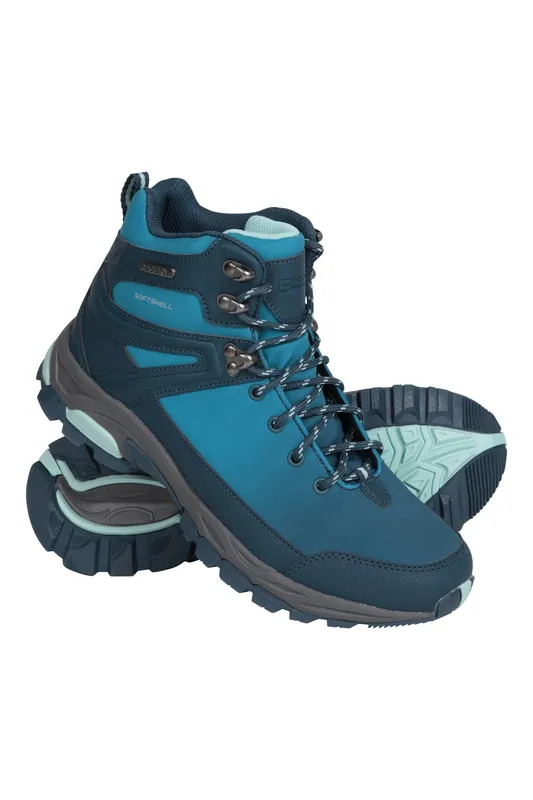 Shadow' Waterproof Breathable Mesh Lined Flexible Softshell Boots - Mountain Warehouse
