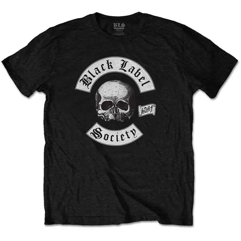 Skull SDMF Band Logo T Shirt - Black Label Society