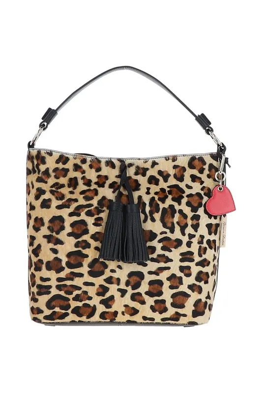 'Musette' Real Leather Hobo Bag - Ashwood Leather