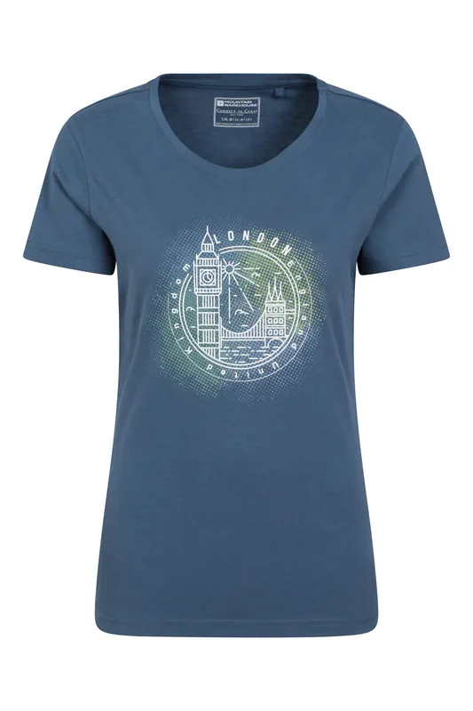London' Lightweight Breathable Casual Short Sleeve Graphic T-Shirt