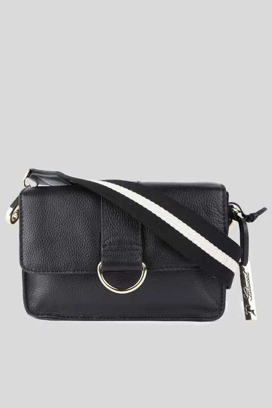 'Amore di Cuoio' Real Leather Small Crossbody Bag - Ashwood Leather