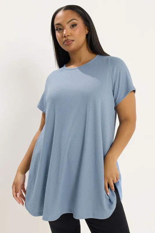 Ribbed Soft Touch Swing Top - Yours