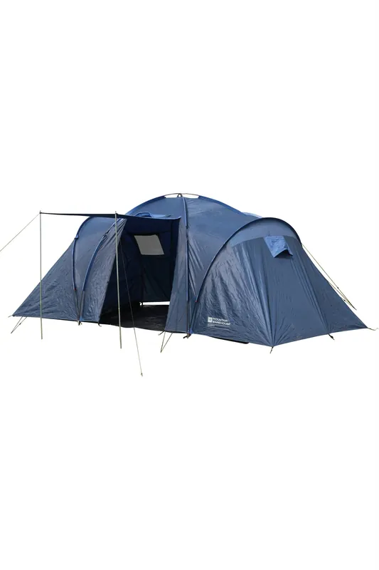 Breathable Large Ventilation Holiday Dome Style 6 Person Tent - Mountain Warehouse