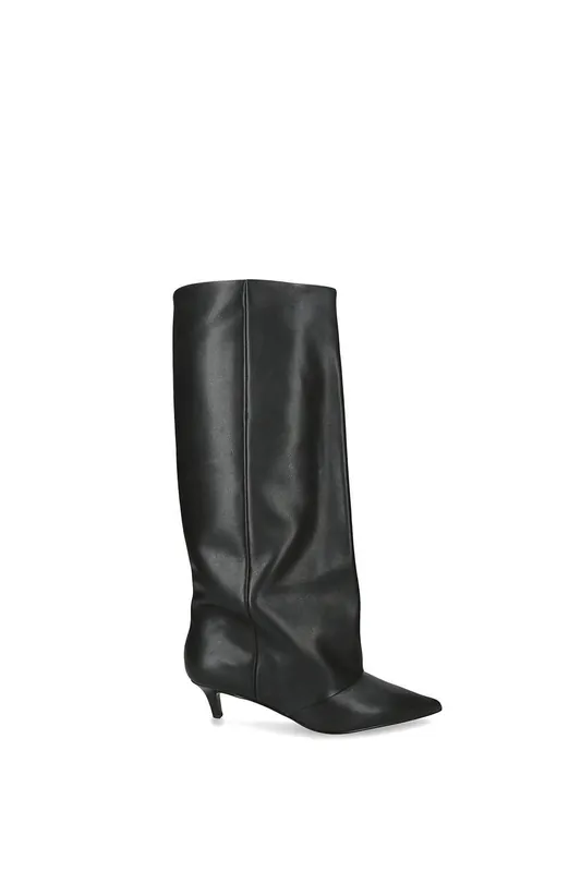 Luca Black' Leather Boots - STEVE MADDEN
