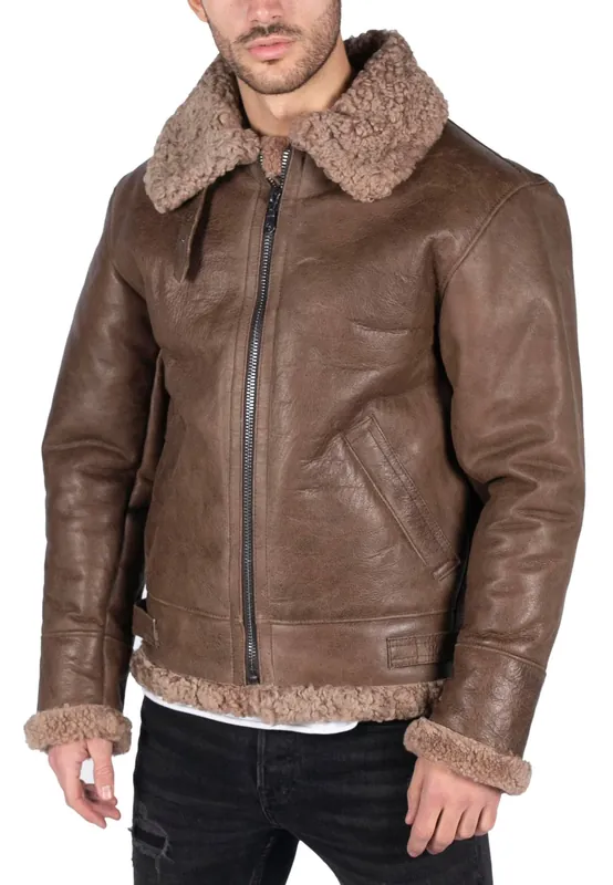 Sheepskin Leather B3 Aviator Vintage - TruClothing