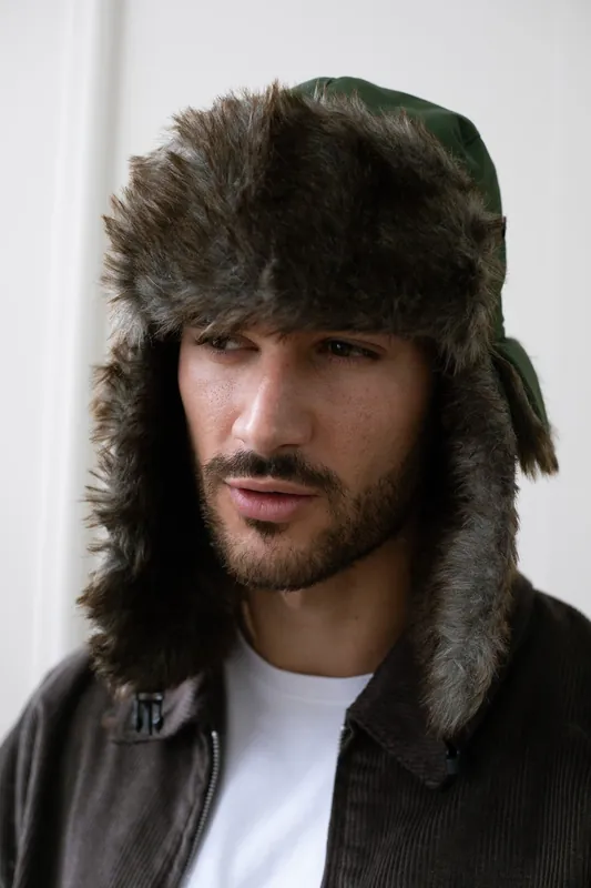 Tapper Hat with Faux Fur Lining - SVNX