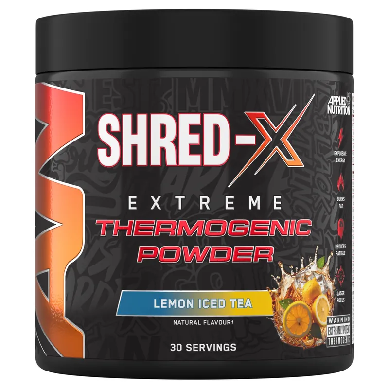 Shred-X Extreme Thermogenic Powder - Lemon Ice Tea - 30 Servings