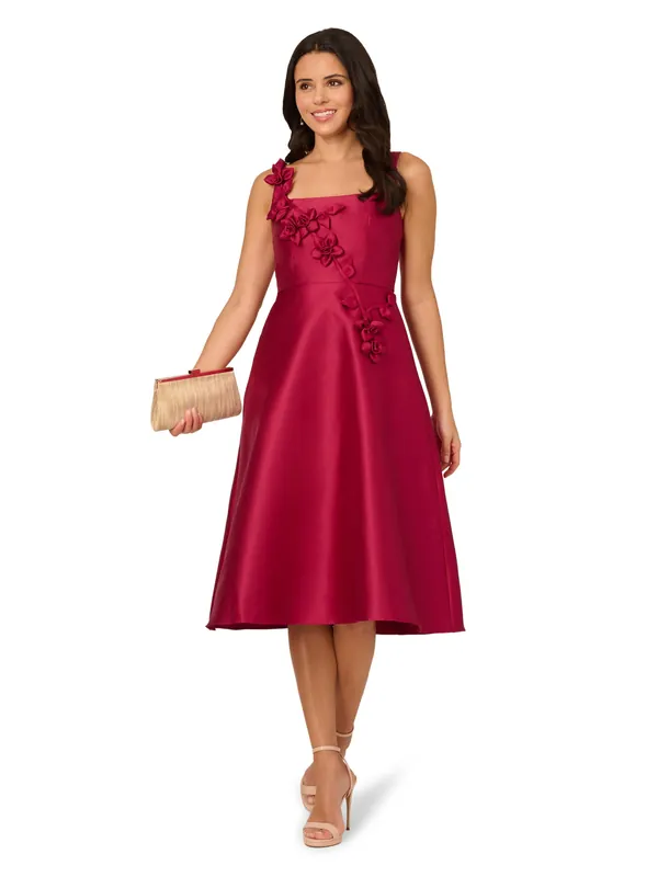 Mikado Petal Dress - Adrianna Papell