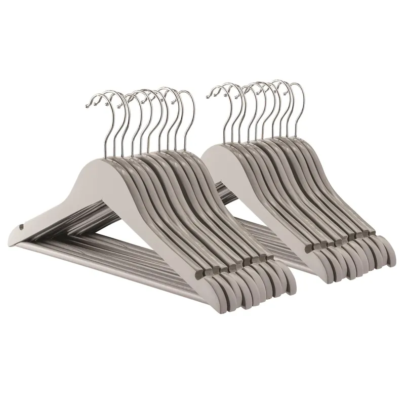 20x Strong Children's Coat Hangers with 360 Degree Rotatory Hook - Harbour Housewares