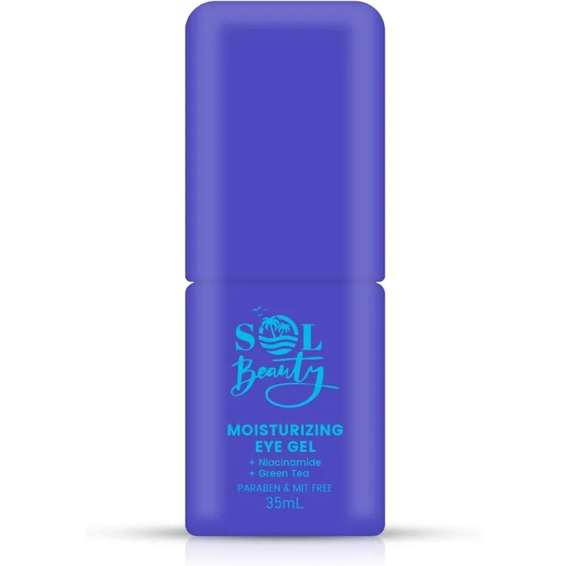 Moisturising Eye Gel Hydrating Care Treatment Niacinamide Cooling 35ml - SOL Beauty