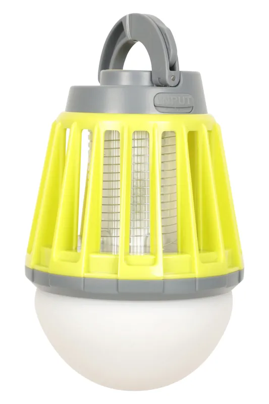 Water Resistant 3 Light Settings 2 in 1 Lantern and Mosquito Killer - Mountain Warehouse