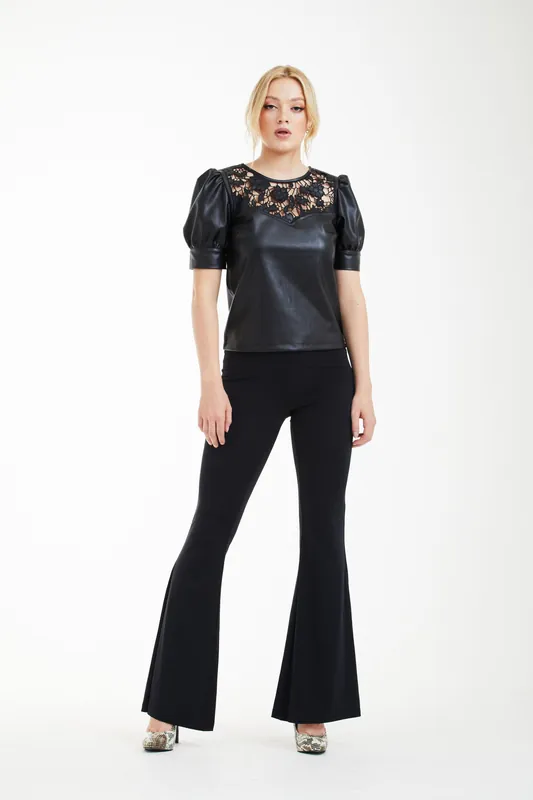 High Waisted Slinky Trousers - DOUBLE SECOND