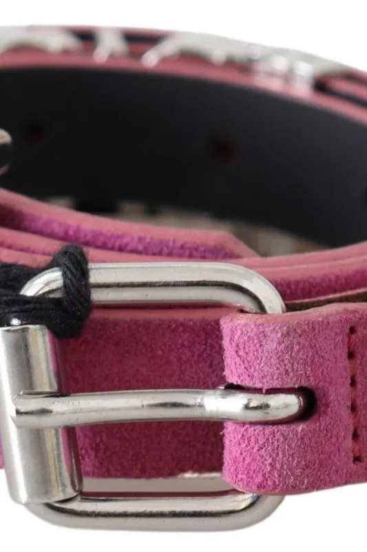 Just Cavalli Suede Belt Pink - Jack & Jones